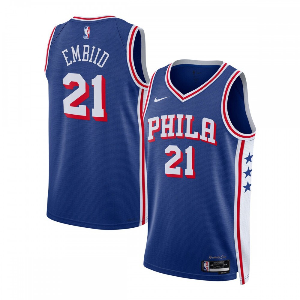 Joel Embiid Philadelphia 76ers Unisex Swingman Jersey - Icon Edition - Royal-Pro Kit Vault | Brand New 26/27 Sports Jerseys